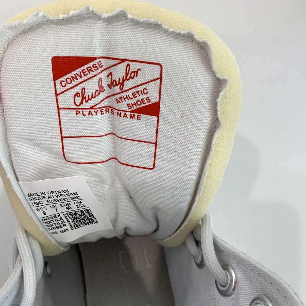 Converse Chuck 70 Plus All Star Mixed Material Platform Sneakers High Top Size 9 - Picture 8 of 9